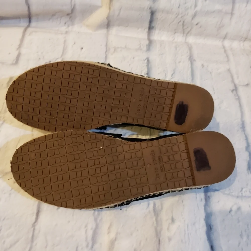 Kate Spade Lisbon Black Suede Espadrille
